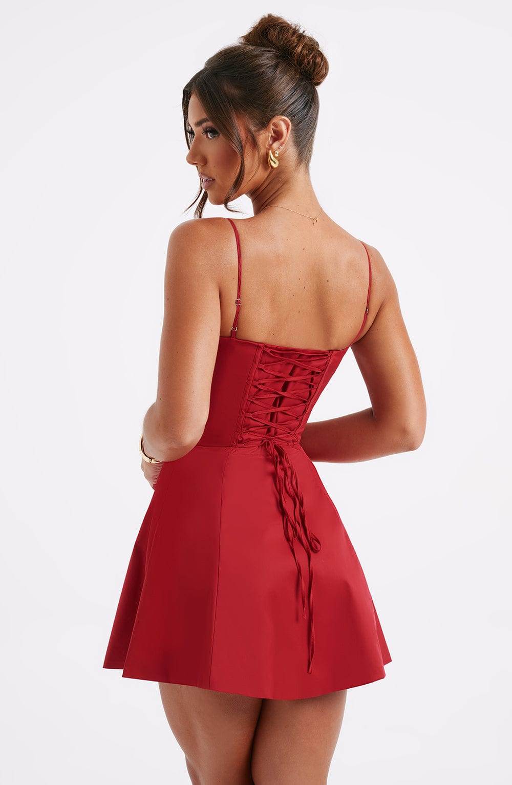 Vestido Mini Lacey - Rojo