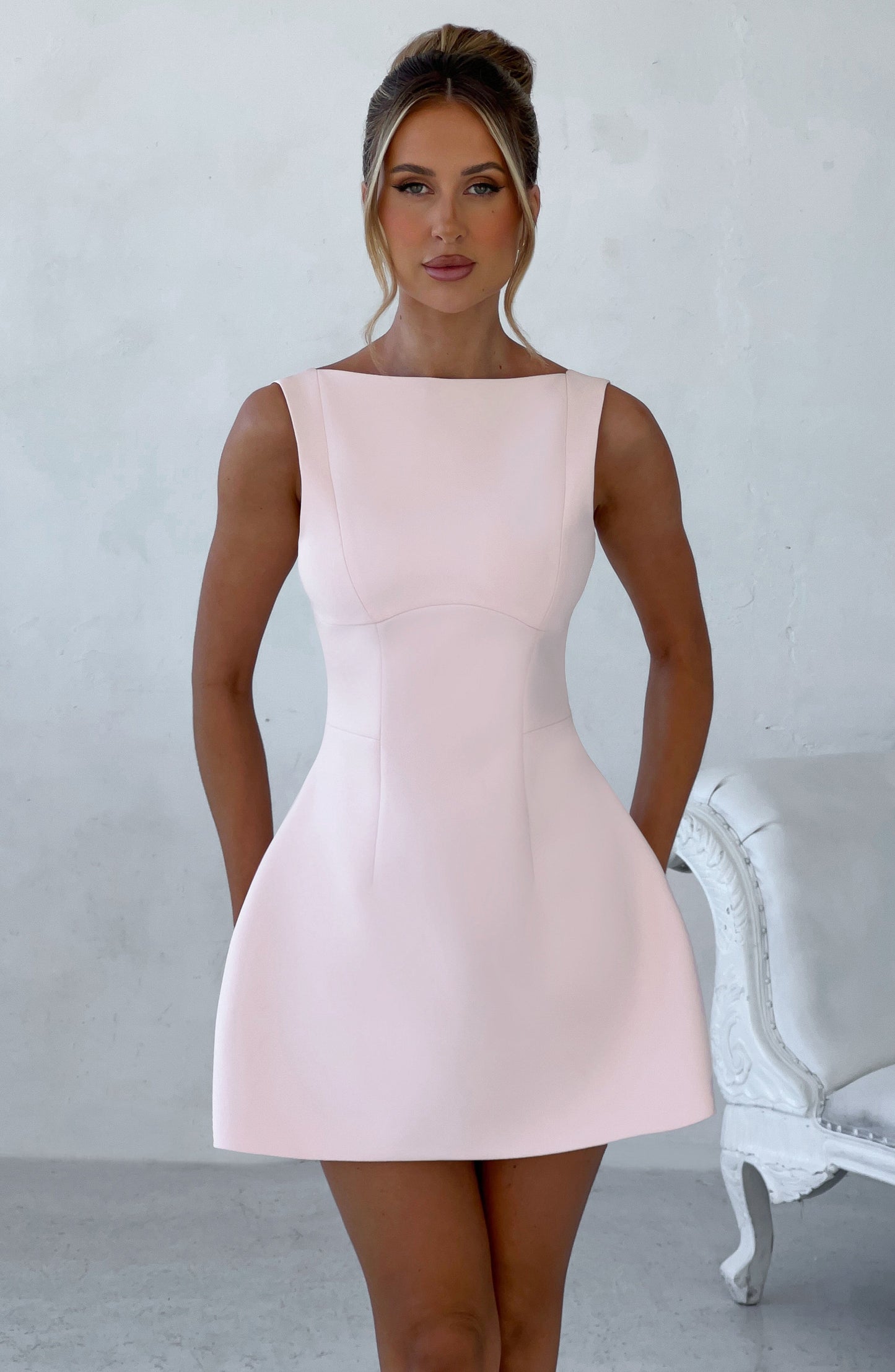 Vestido Mini Alana - Blush