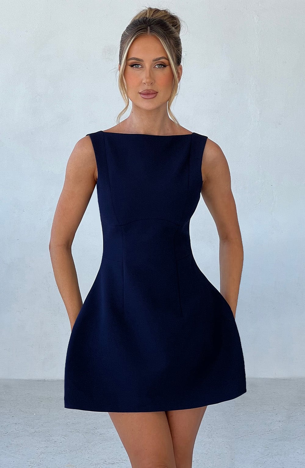 Vestido Mini Alana - Marino
