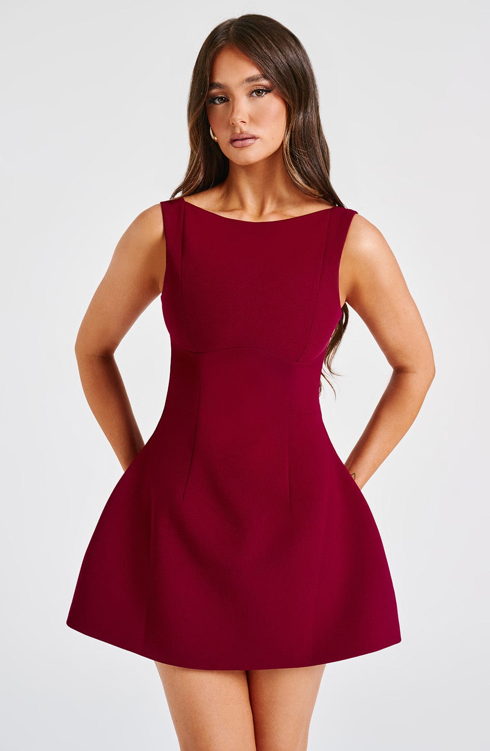 Vestido Mini Alana - Vino