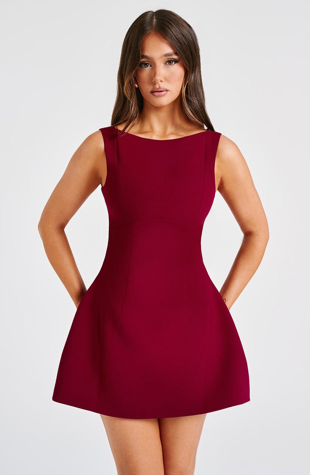Vestido Mini Alana - Vino