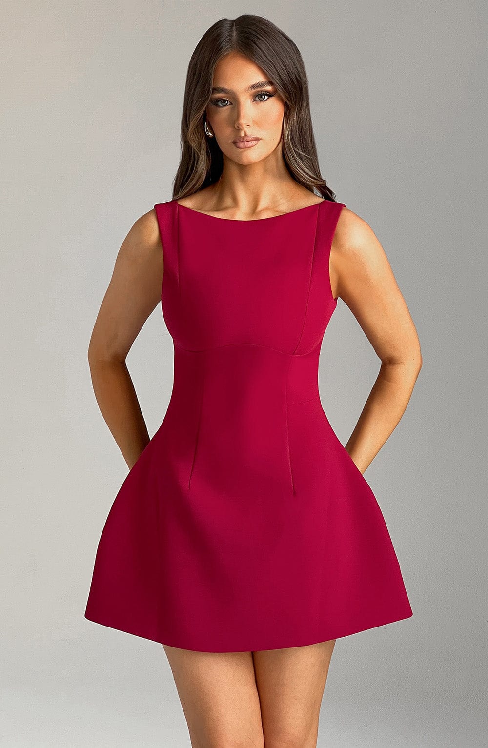 Vestido Mini Alana - Vino