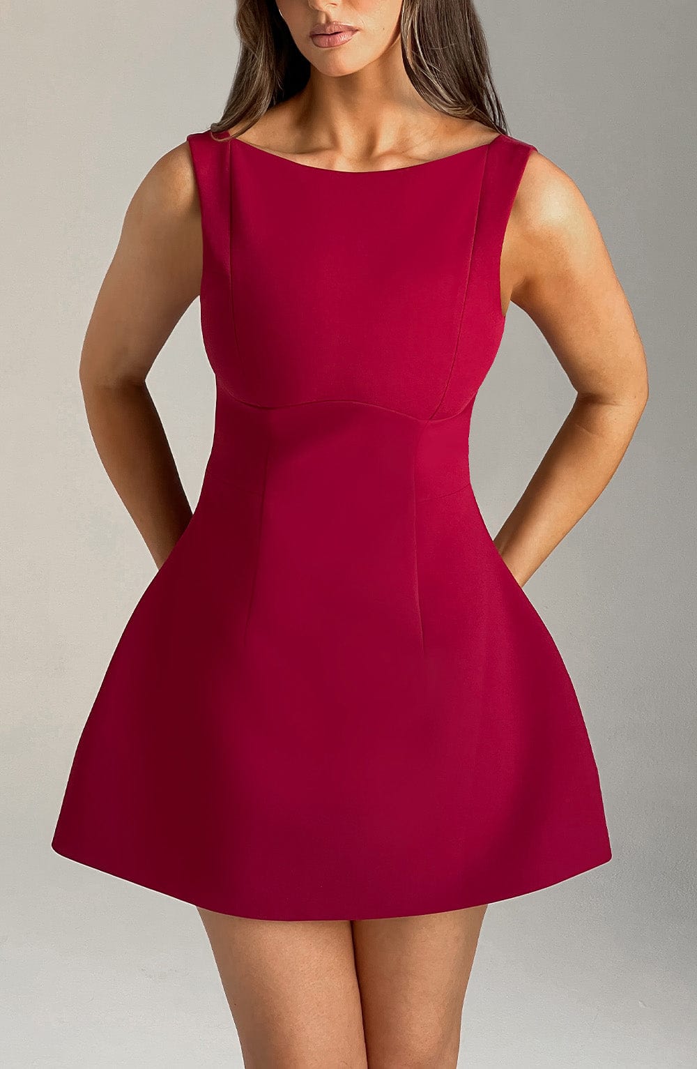 Vestido Mini Alana - Vino