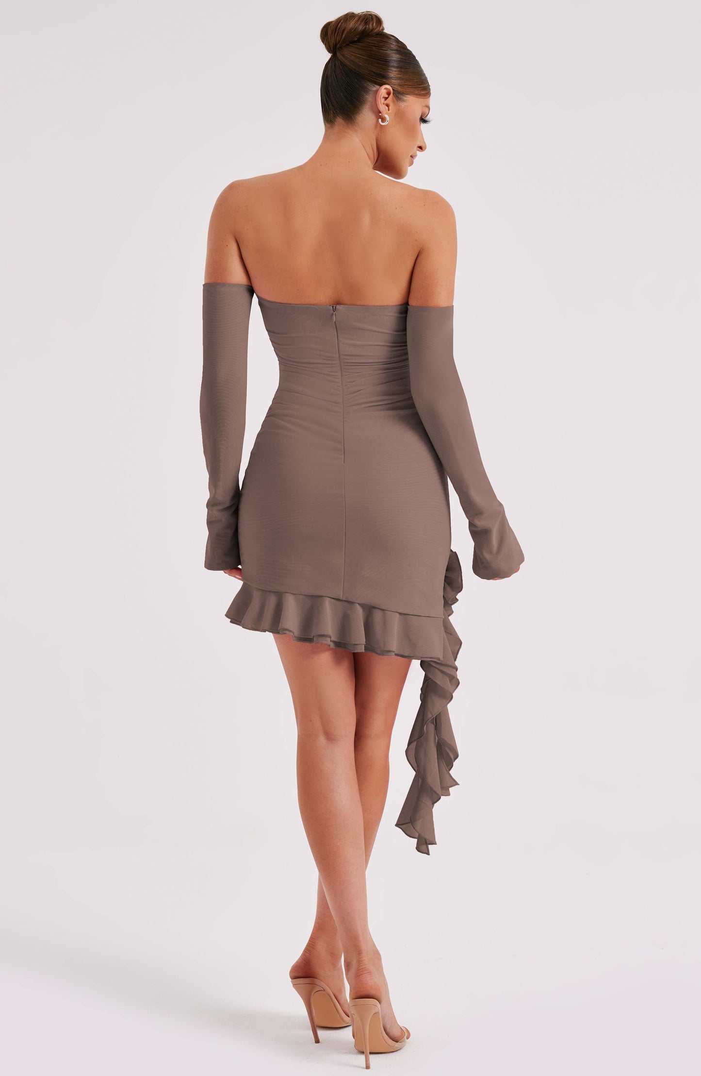 Vestido Mini Alix - Chocolate