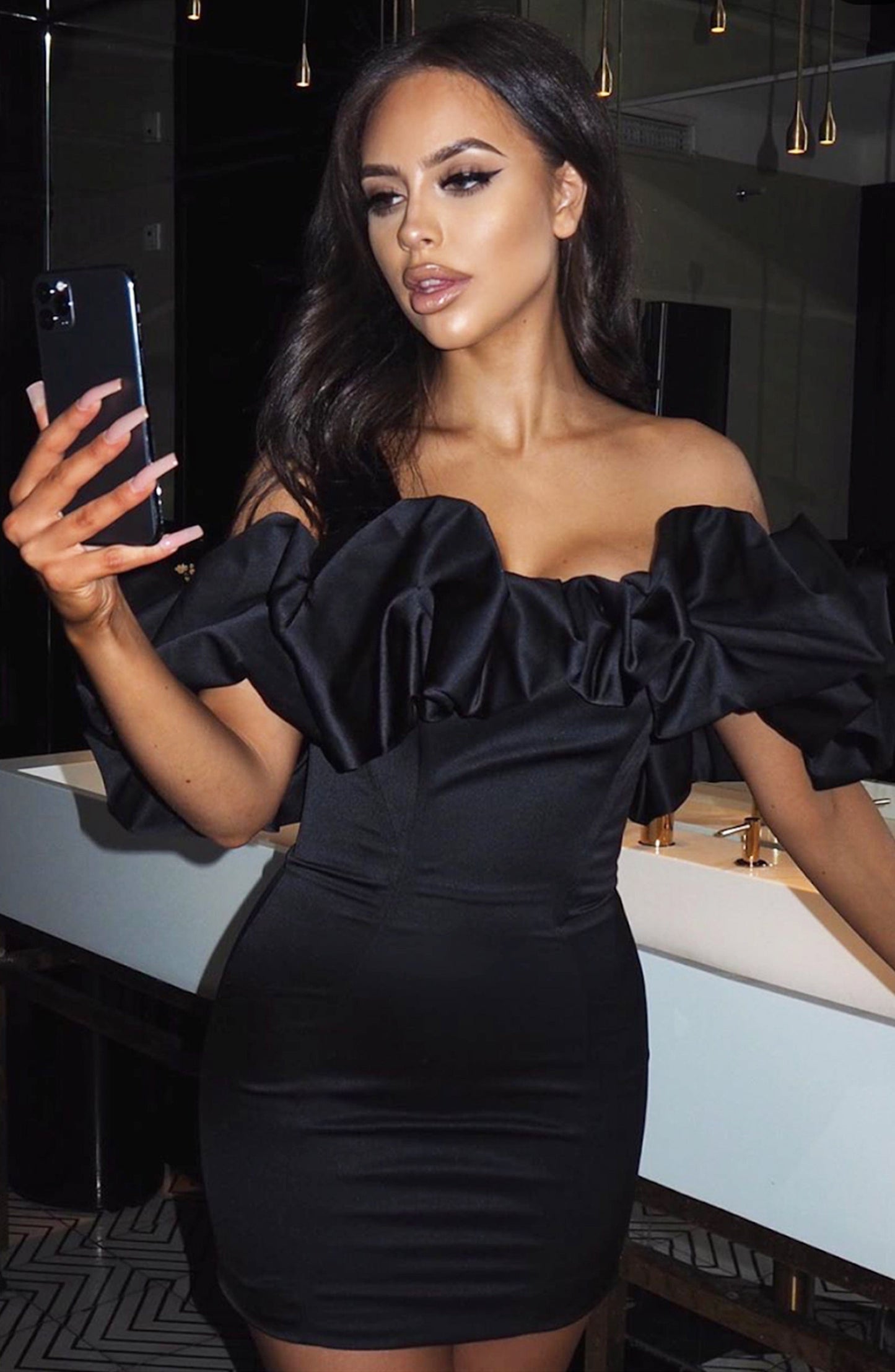 Vestido Mini Allie - Negro