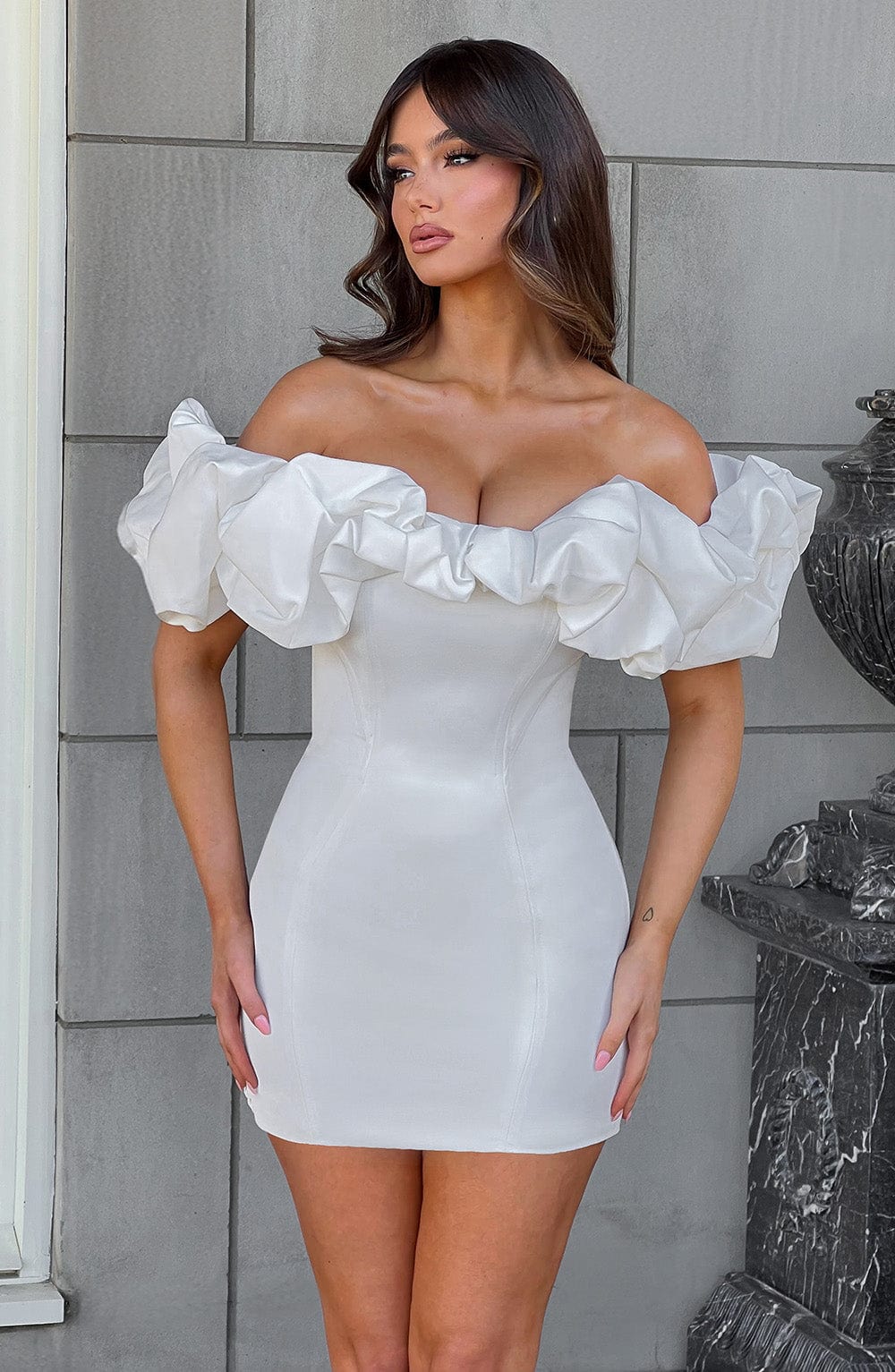 Vestido Mini Allie - Blanco