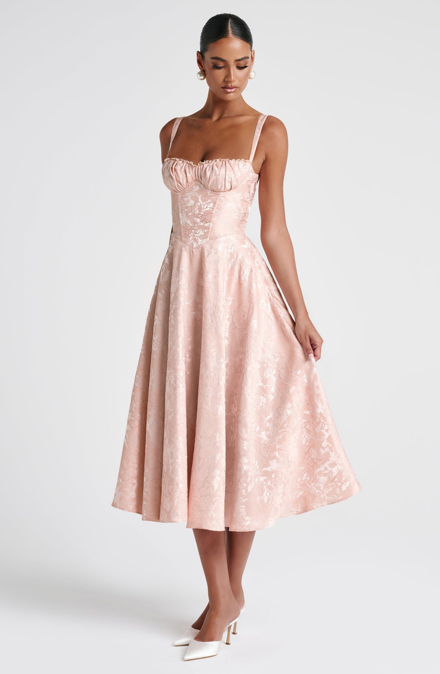 Vestido Midi Amity - Durazno Suave