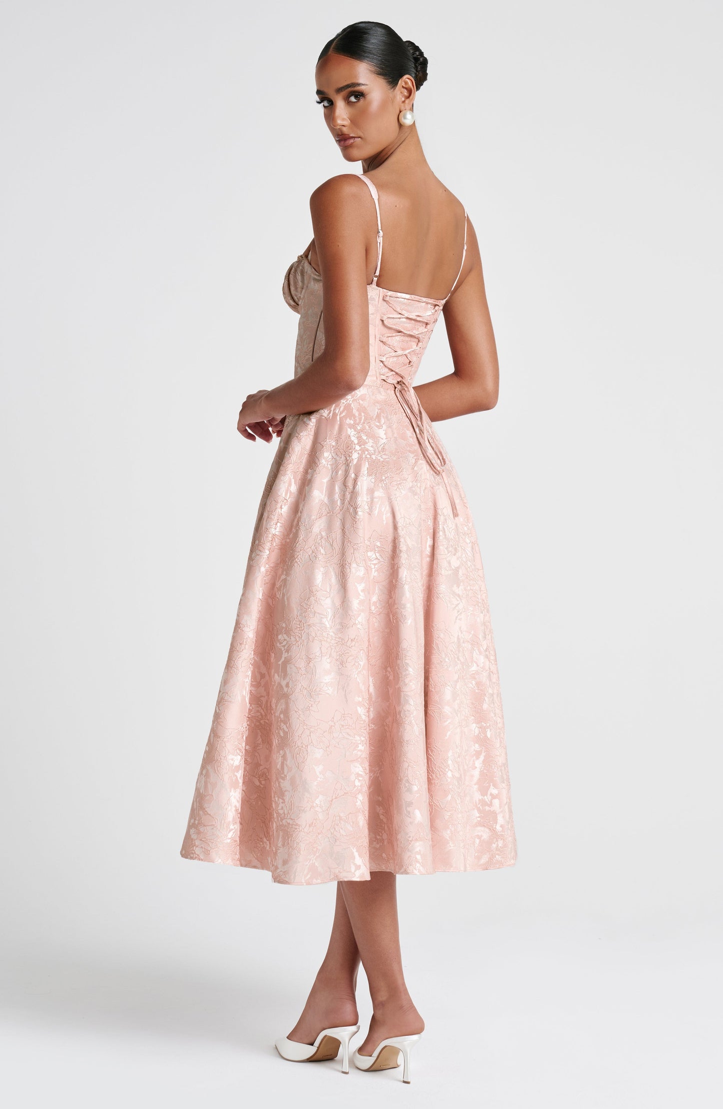 Vestido Midi Amity - Durazno Suave