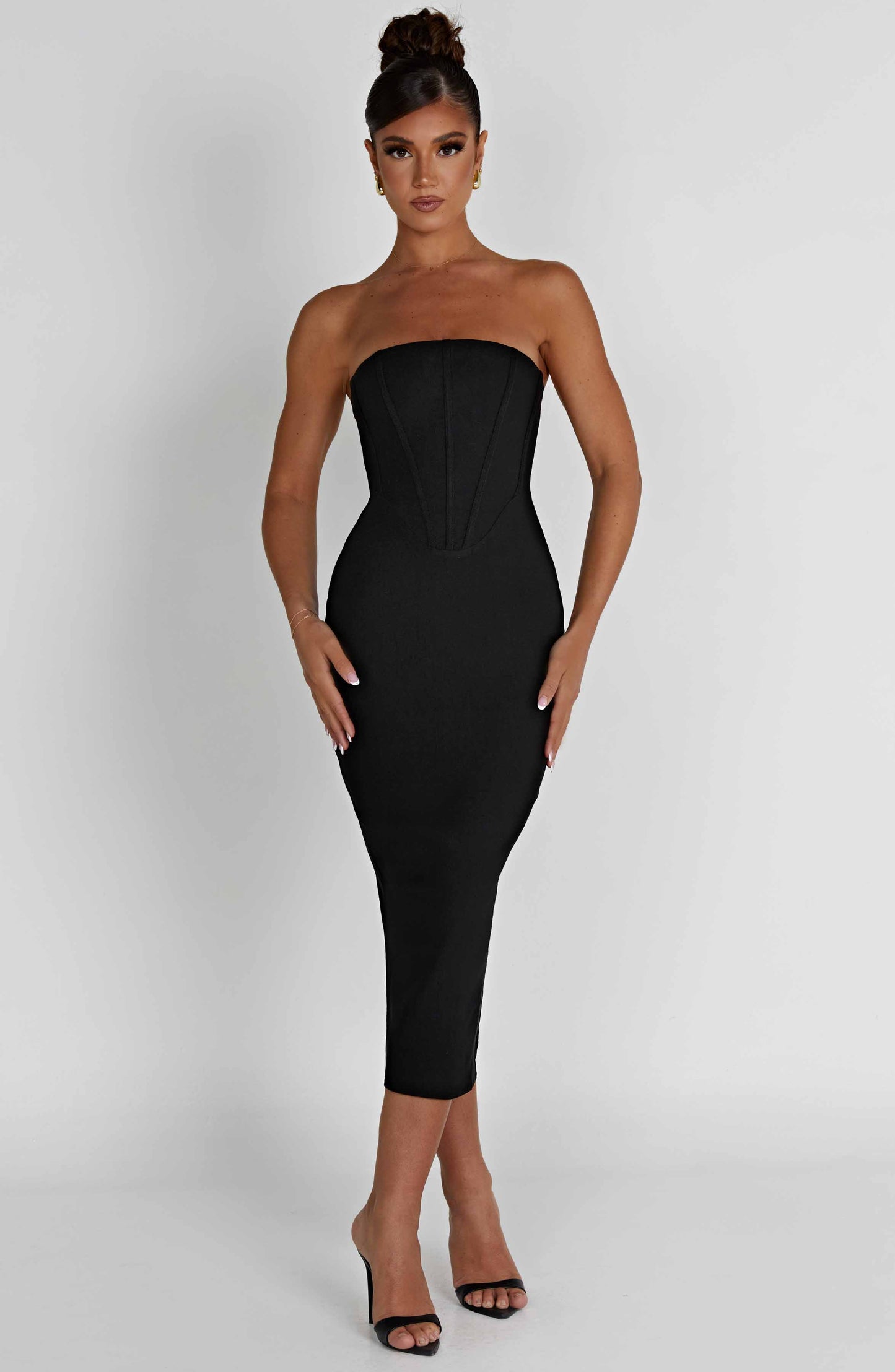 Vestido Midi Amore - Negro