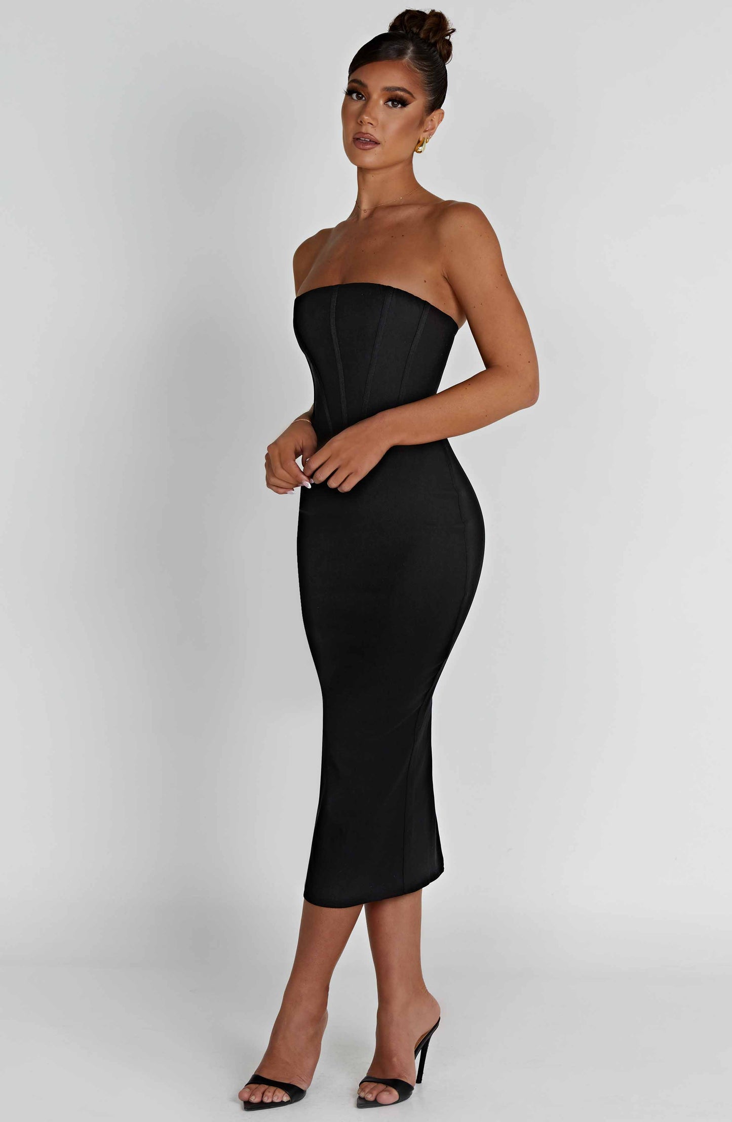 Vestido Midi Amore - Negro