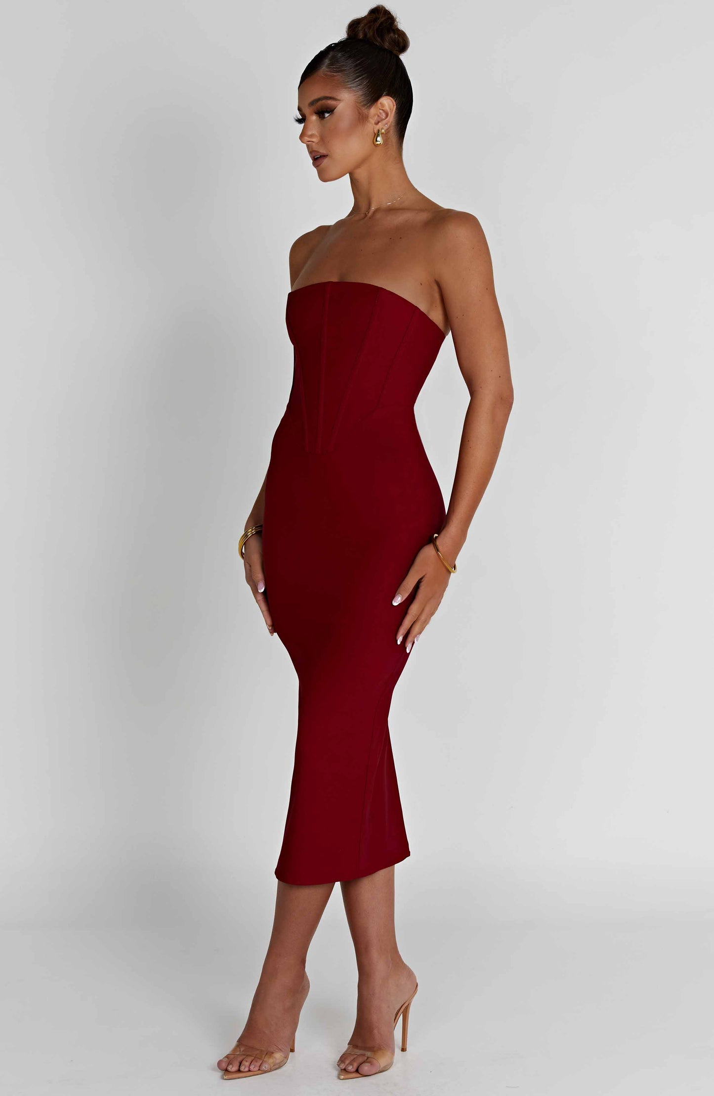 Vestido Midi Amore - Rojo