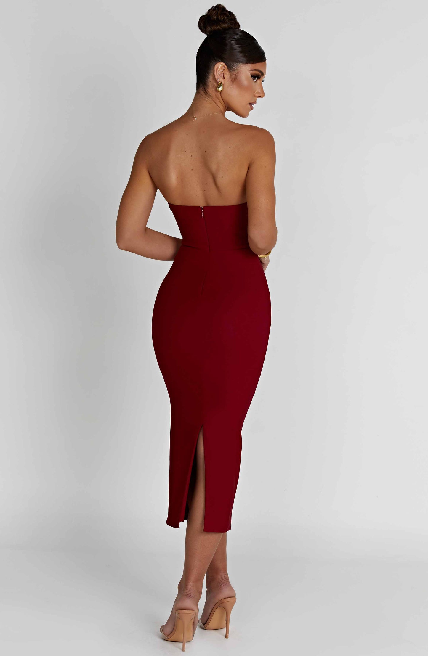 Vestido Midi Amore - Rojo