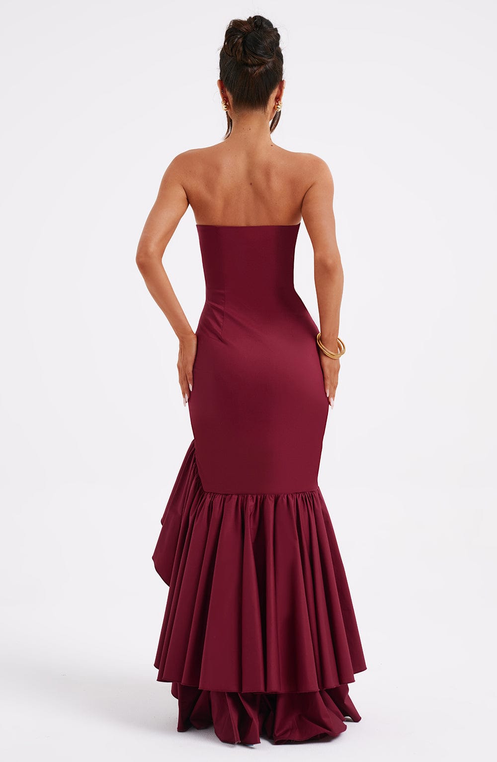 Vestido Maxi Angelina - Burdeos