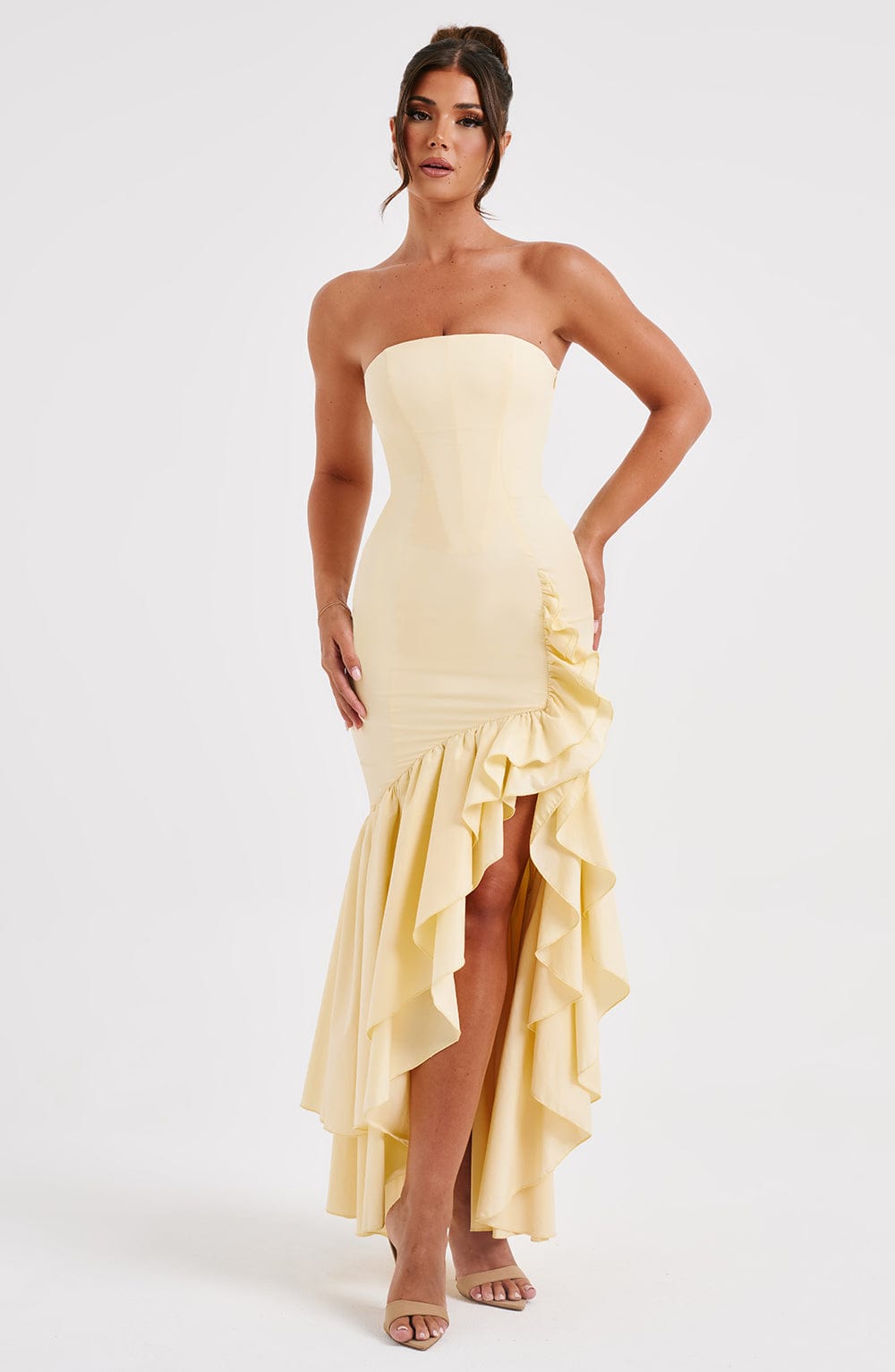 Vestido Maxi Angelina - Limón