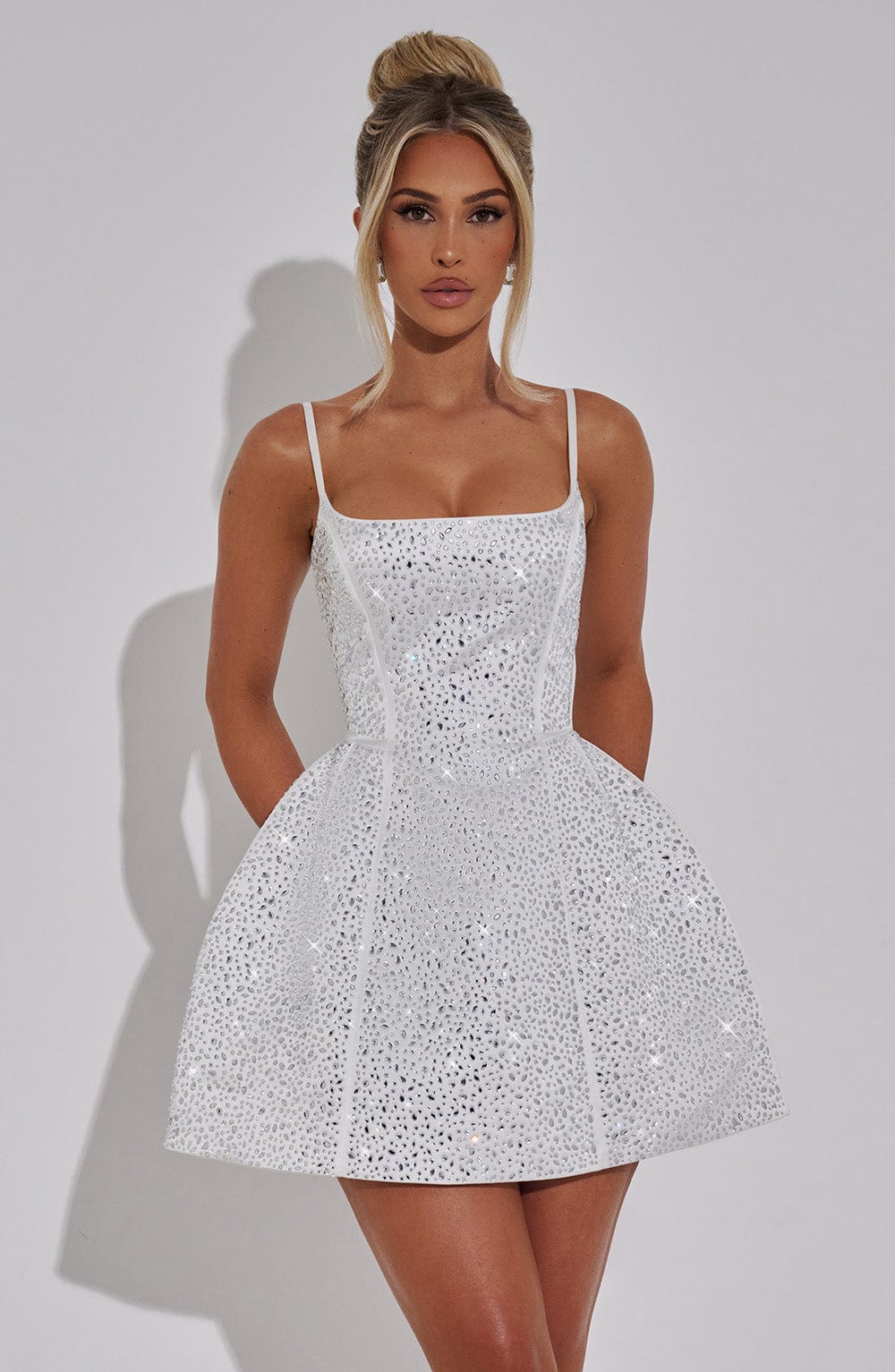 Vestido Mini Angelique - Marfil