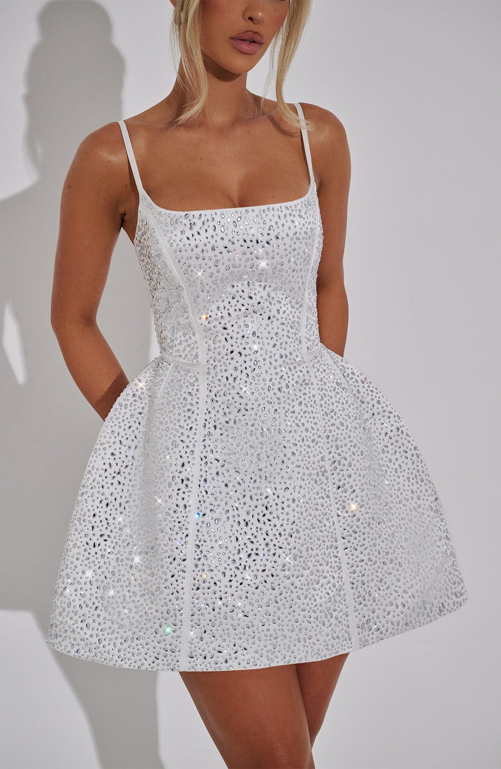 Vestido Mini Angelique - Marfil