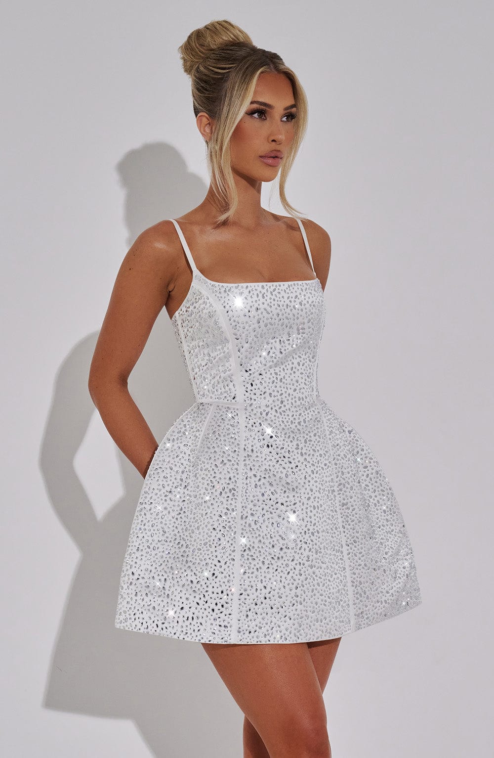 Vestido Mini Angelique - Marfil