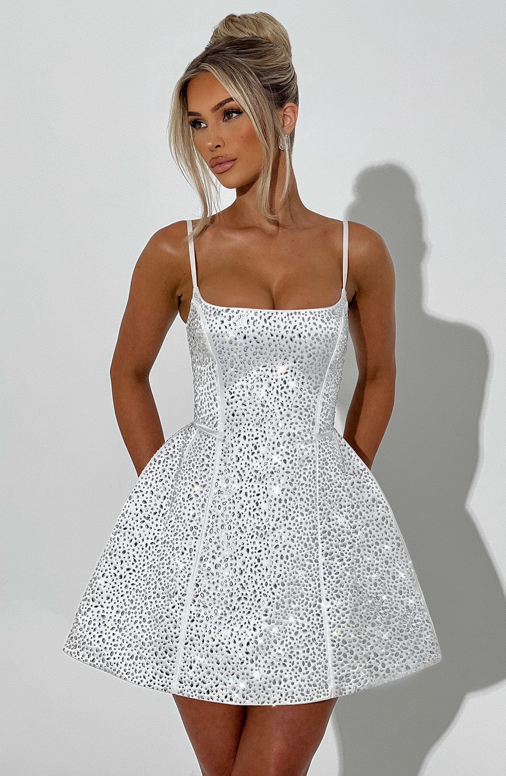 Vestido Mini Angelique - Marfil