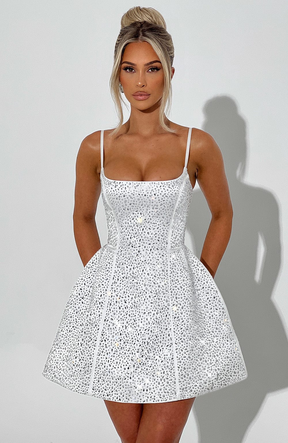 Vestido Mini Angelique - Marfil