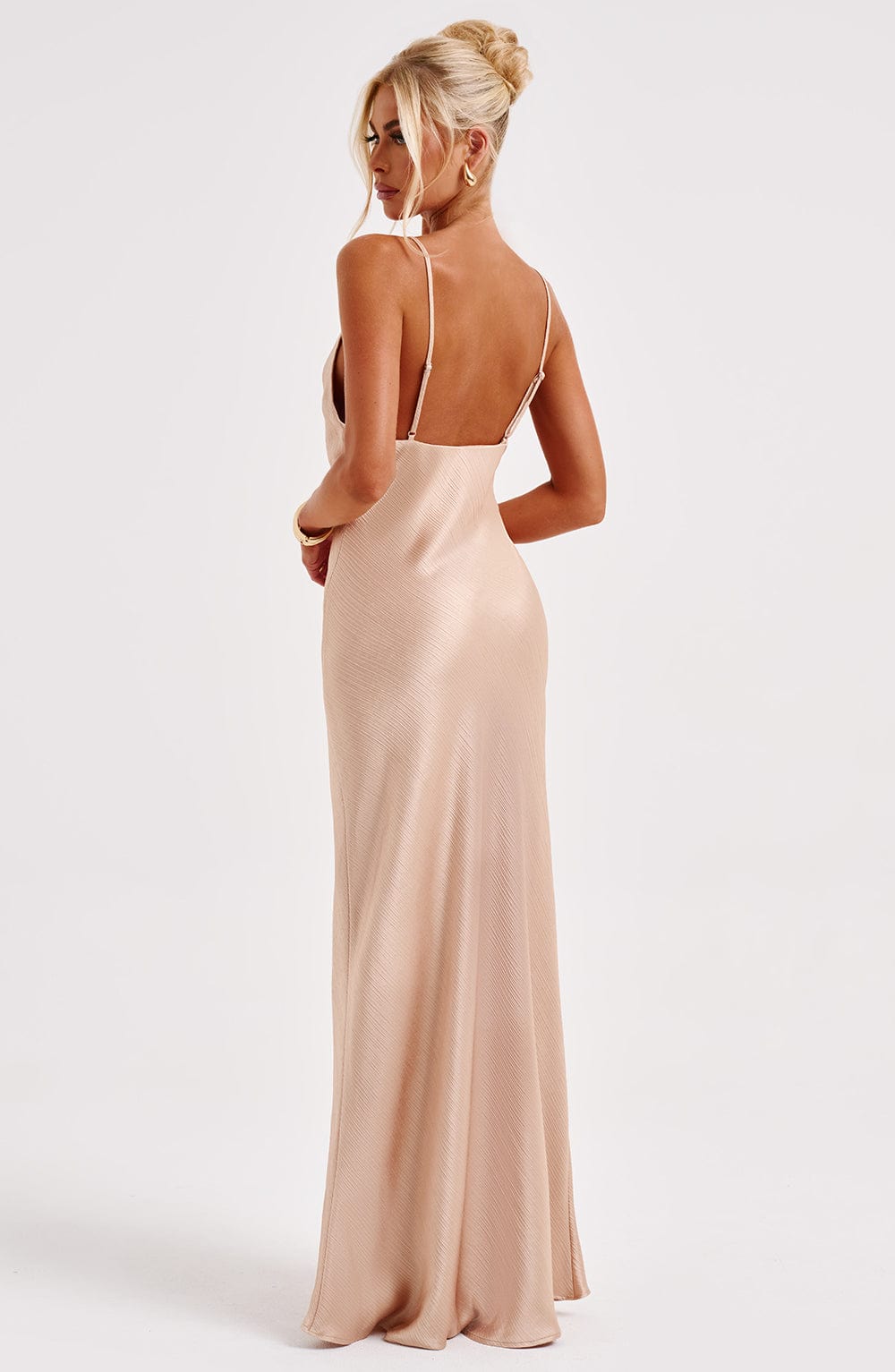 Vestido Maxi Anja - Champán