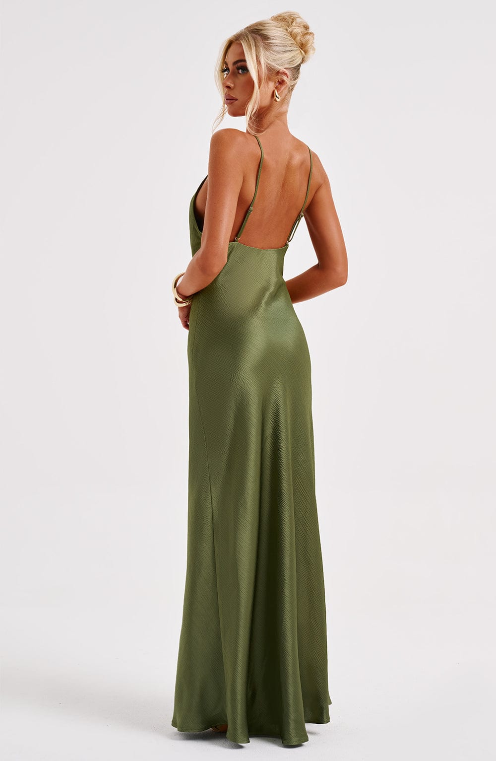 Vestido Maxi Anja - Caqui