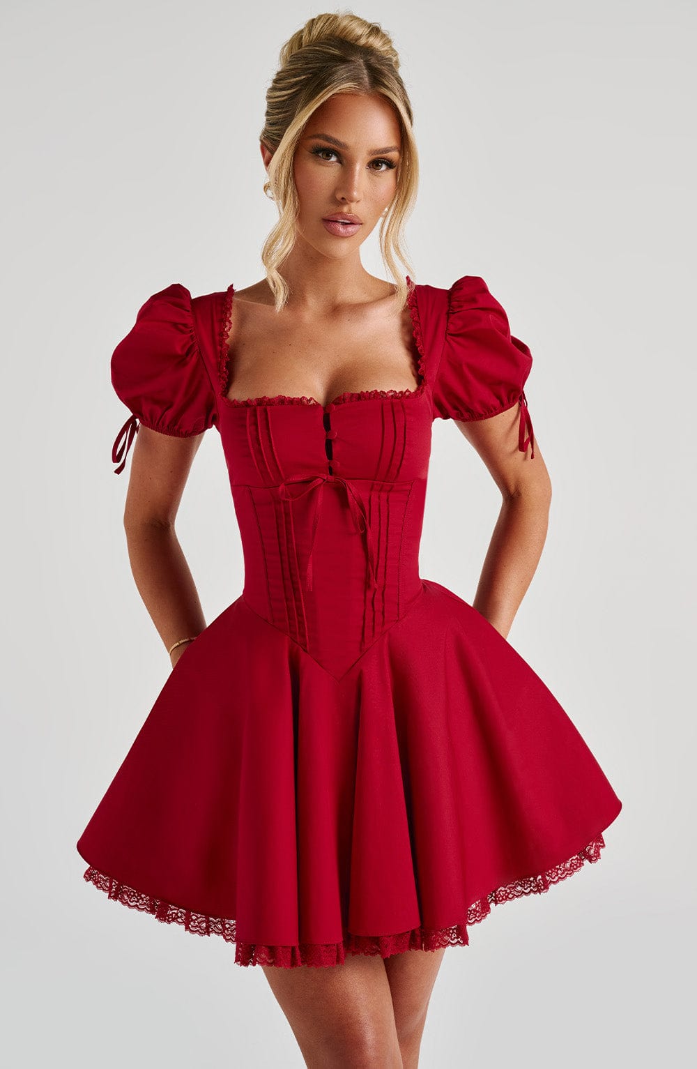 Vestido Mini Annie - Rojo