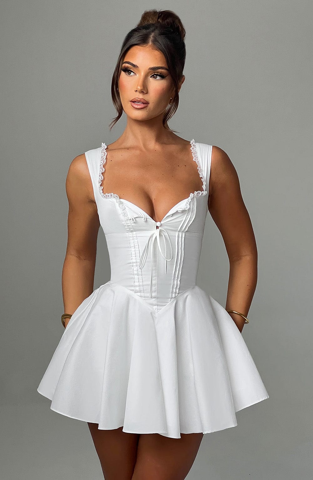 Vestido Mini Antonella - Marfil