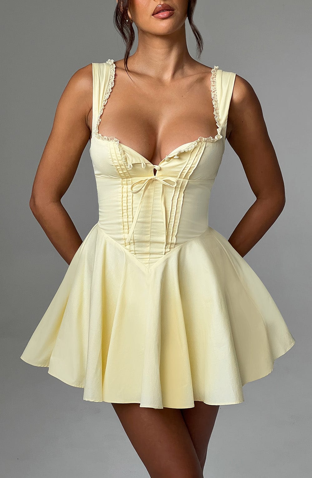Vestido Mini Antonella - Limón