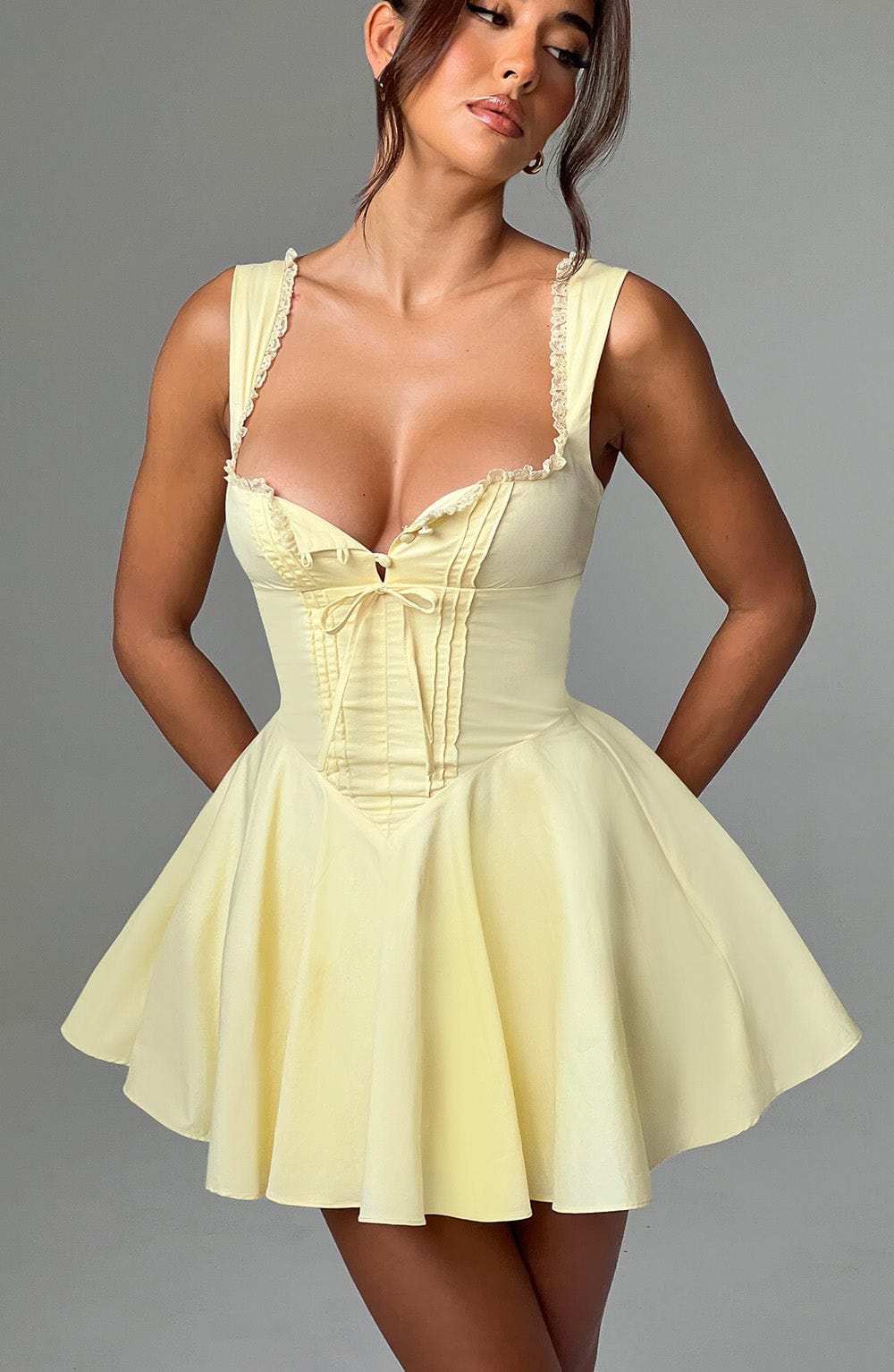 Vestido Mini Antonella - Limón