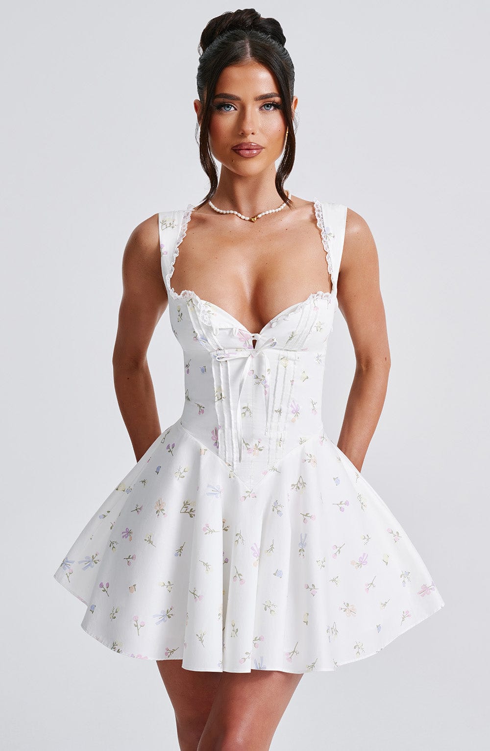 Vestido Mini Antonella - Estampado Floral Multi