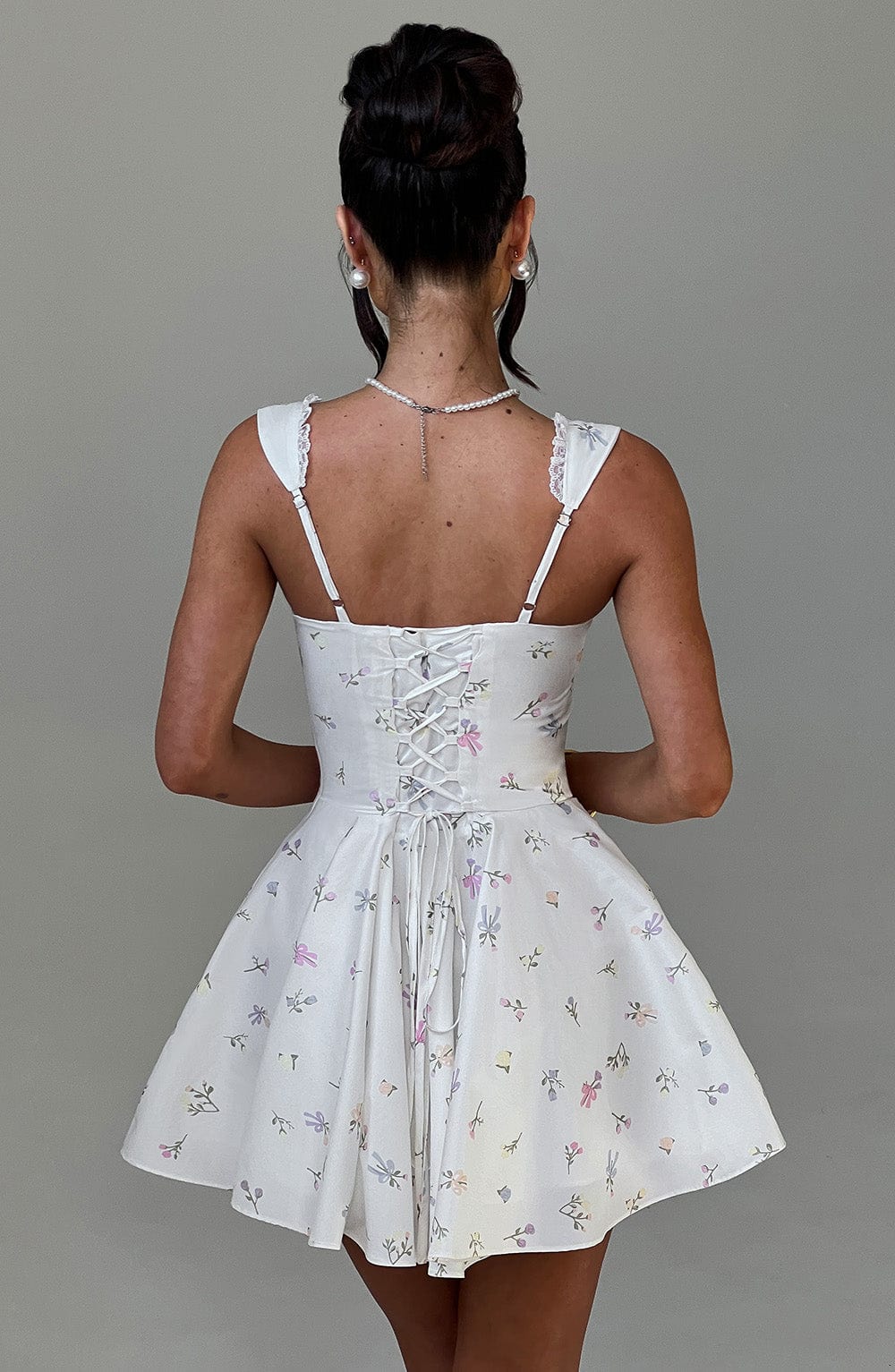 Vestido Mini Antonella - Estampado Floral Multi