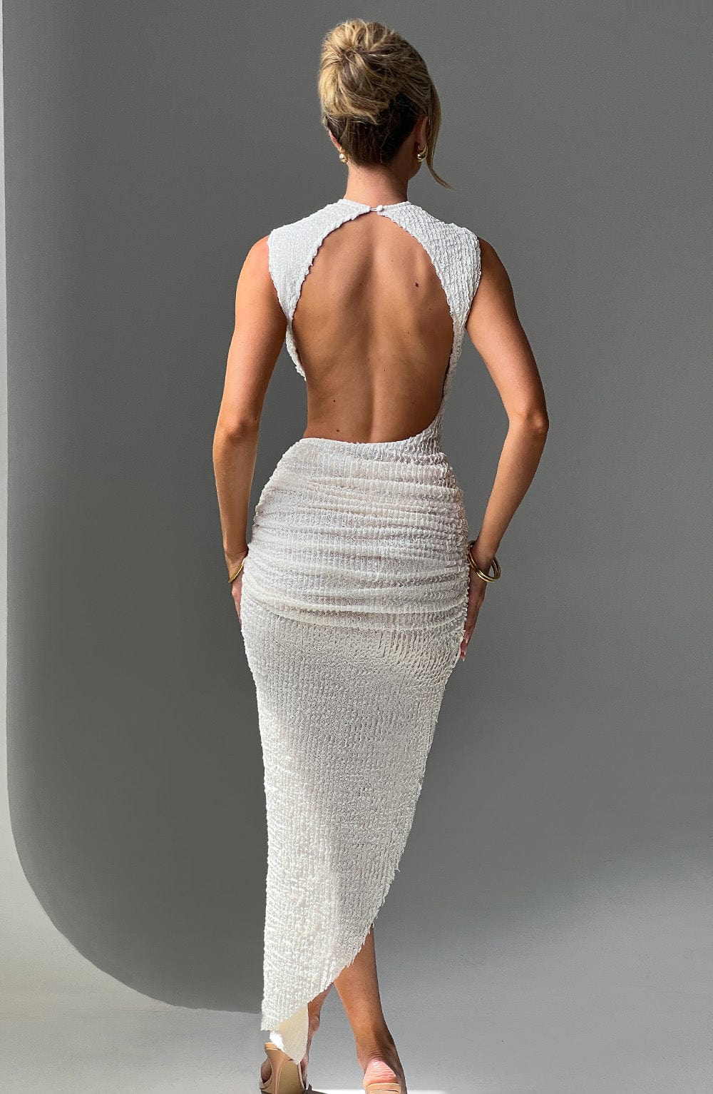 Vestido Midi Afrodita - Marfil