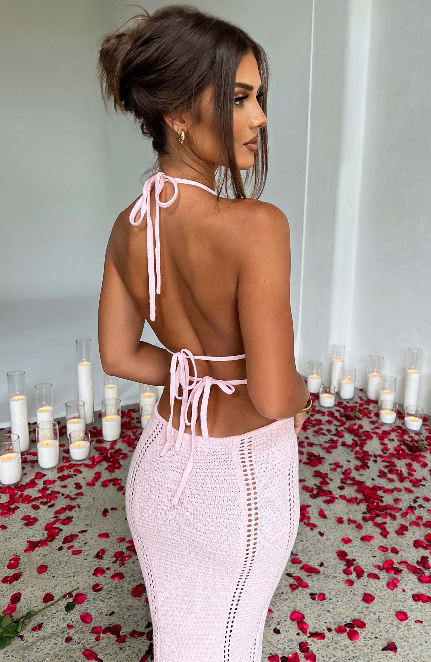 Vestido Maxi Arabella - Rosa