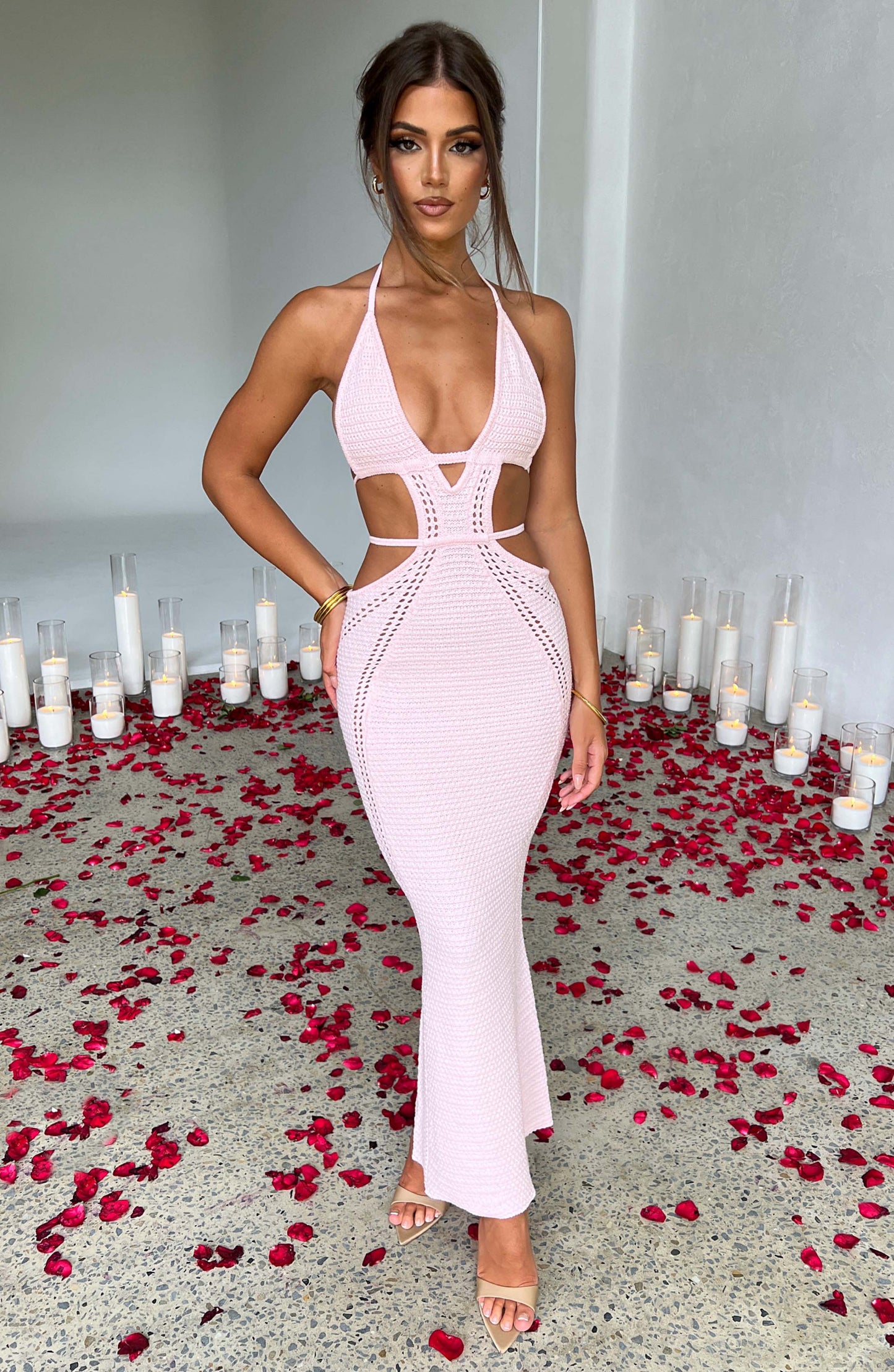 Vestido Maxi Arabella - Rosa
