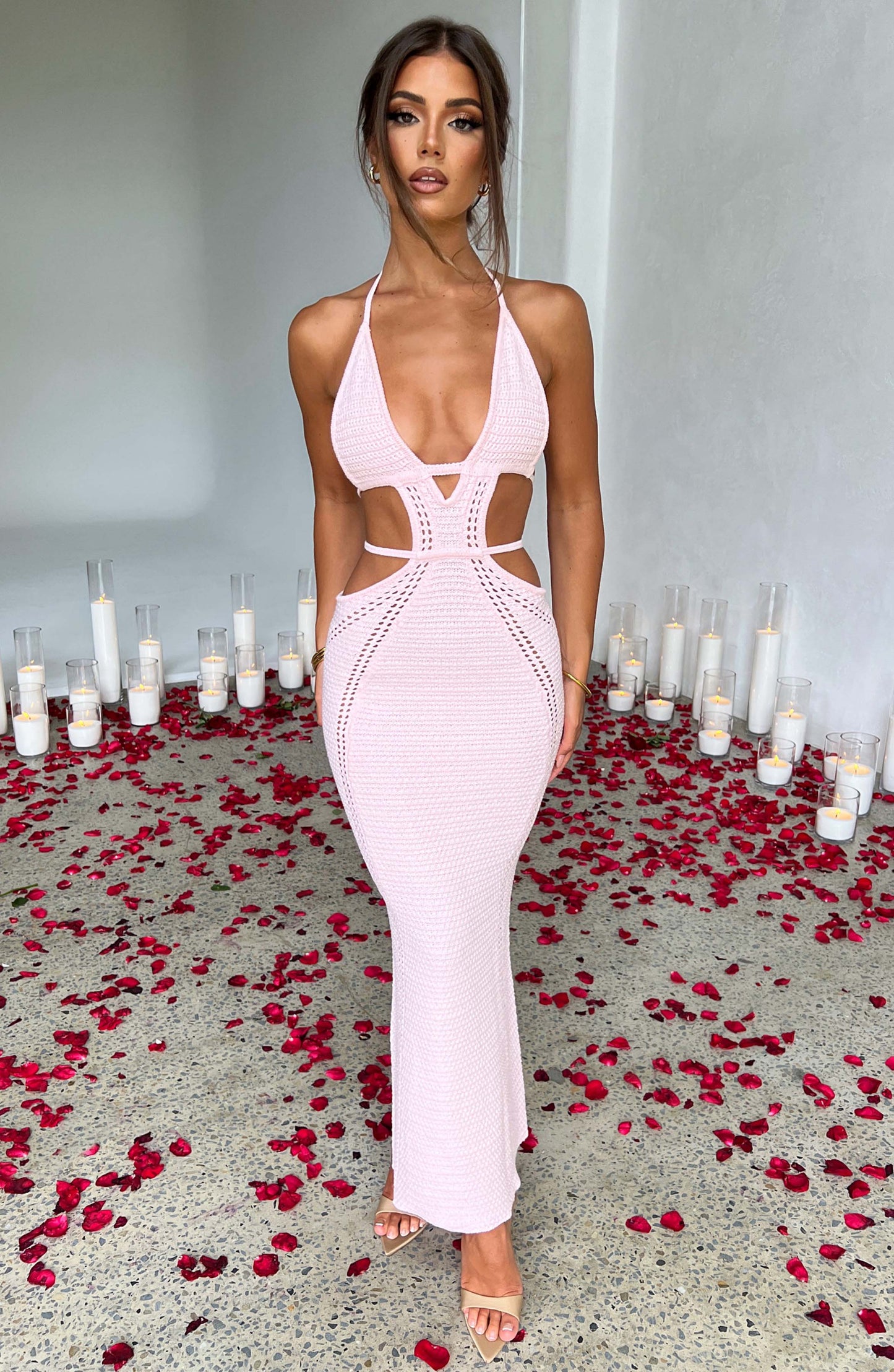 Vestido Maxi Arabella - Rosa