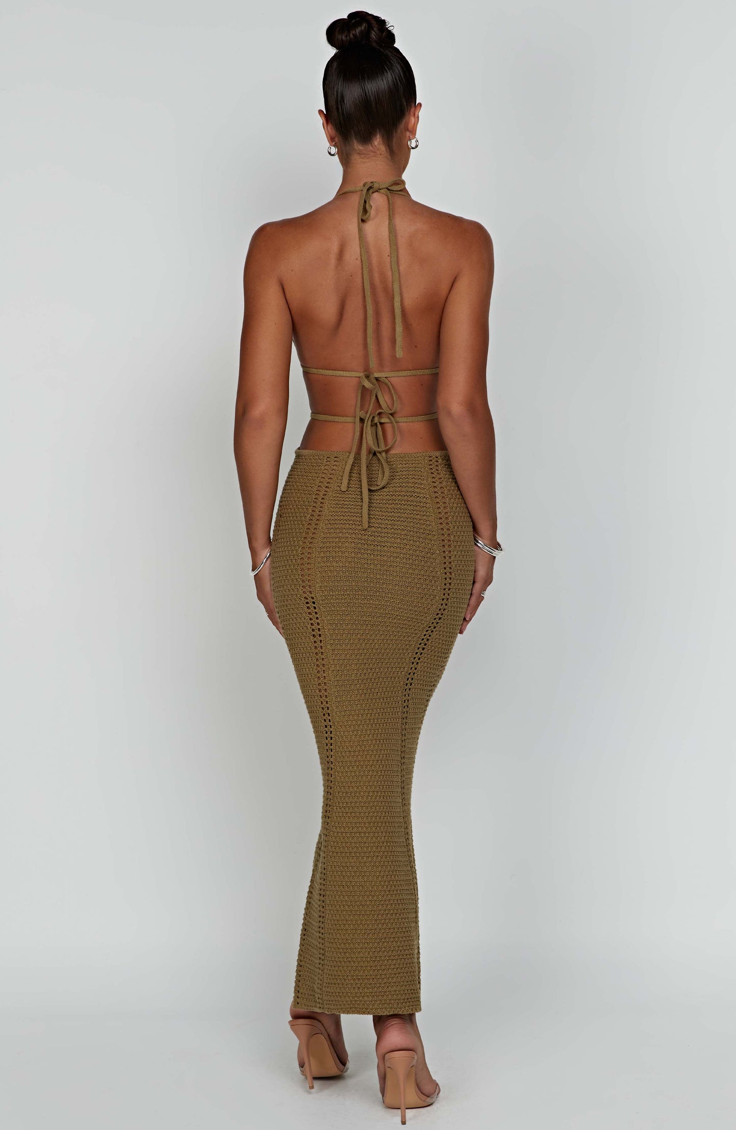 Vestido Maxi Arabella - Caqui