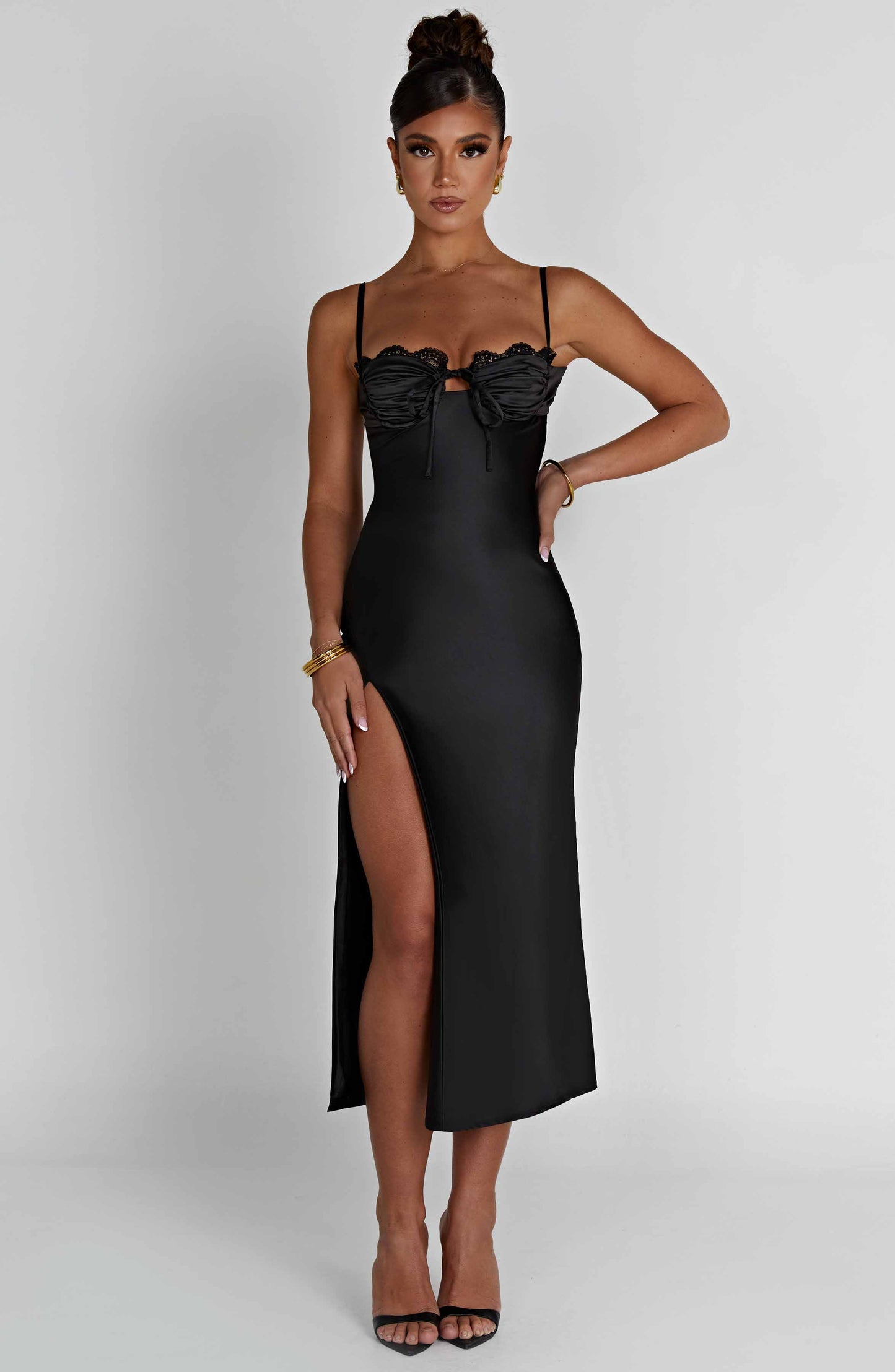 Vestido Midi Ardelle - Negro