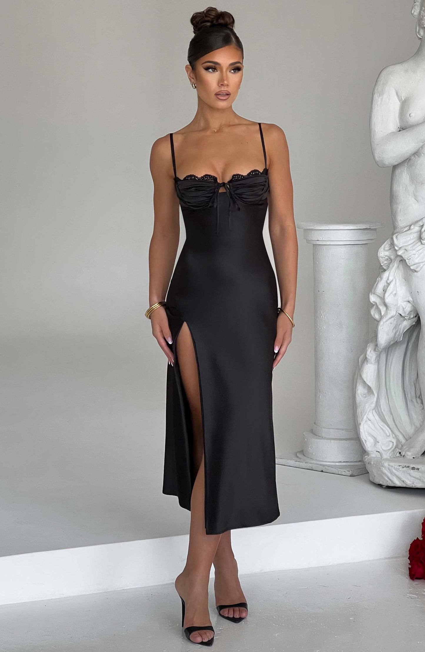 Vestido Midi Ardelle - Negro