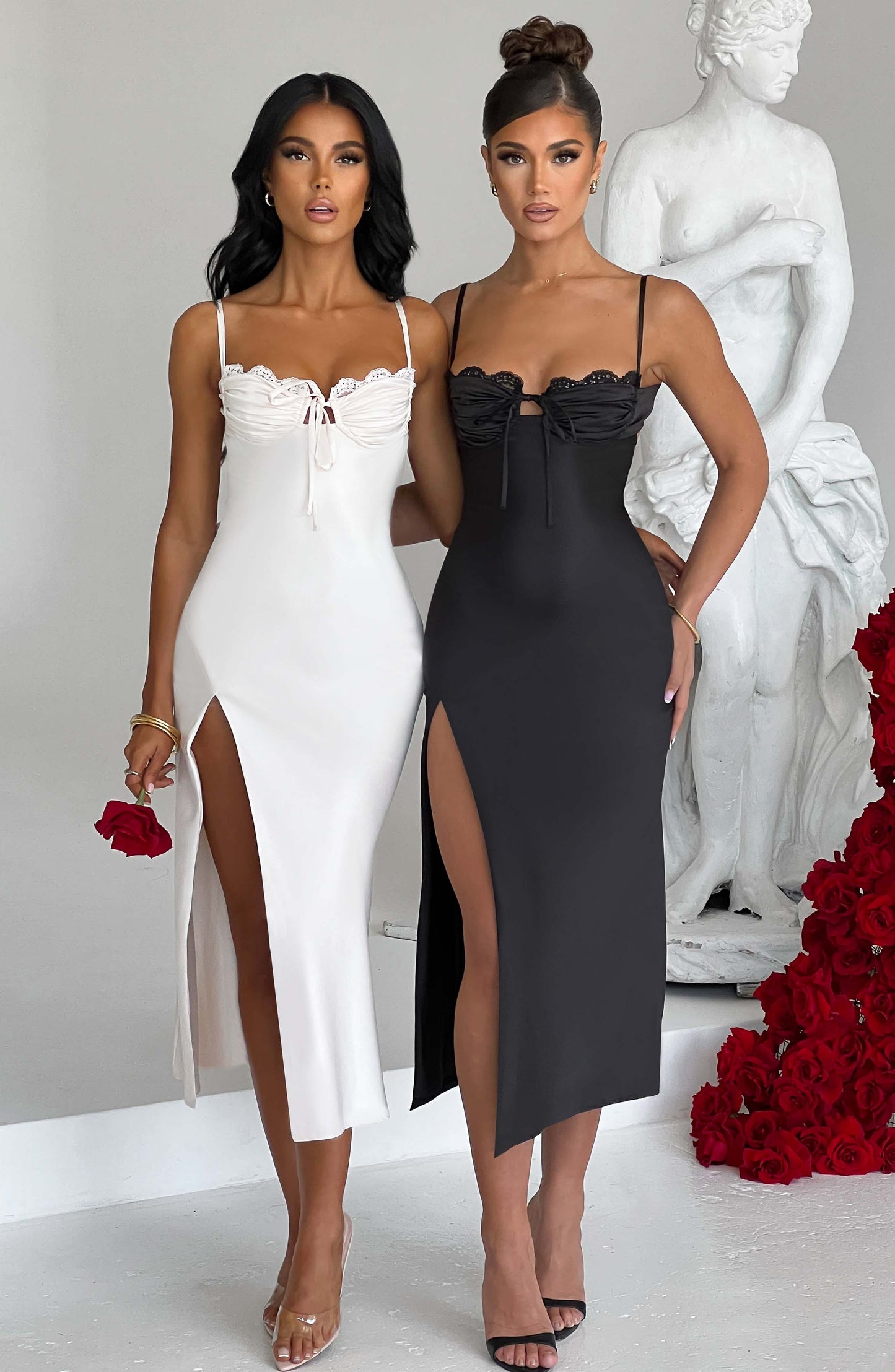 Vestido Midi Ardelle - Marfil