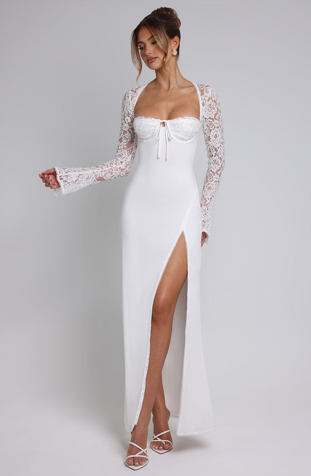 Vestido Maxi Aria - Marfil