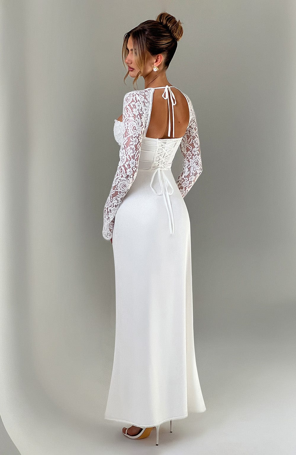 Vestido Maxi Aria - Marfil