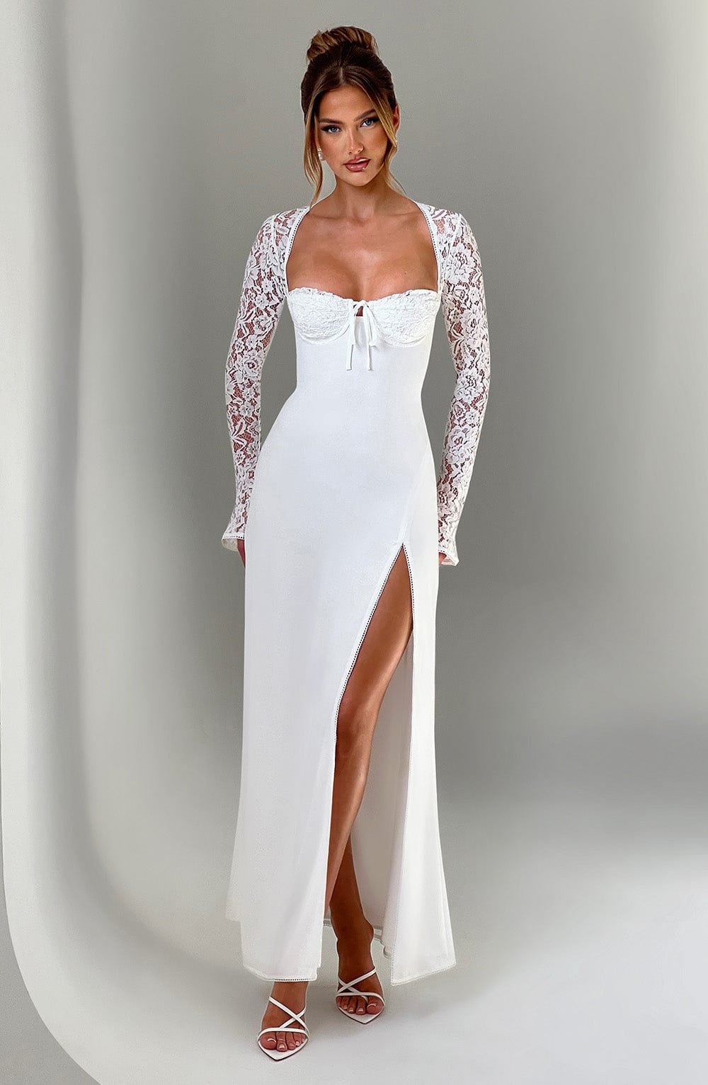 Vestido Maxi Aria - Marfil