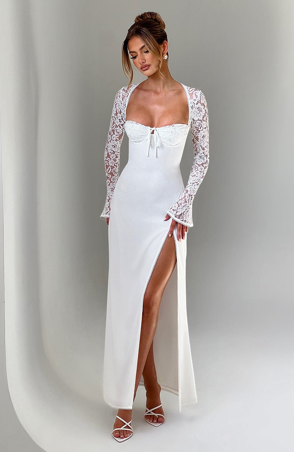 Vestido Maxi Aria - Marfil