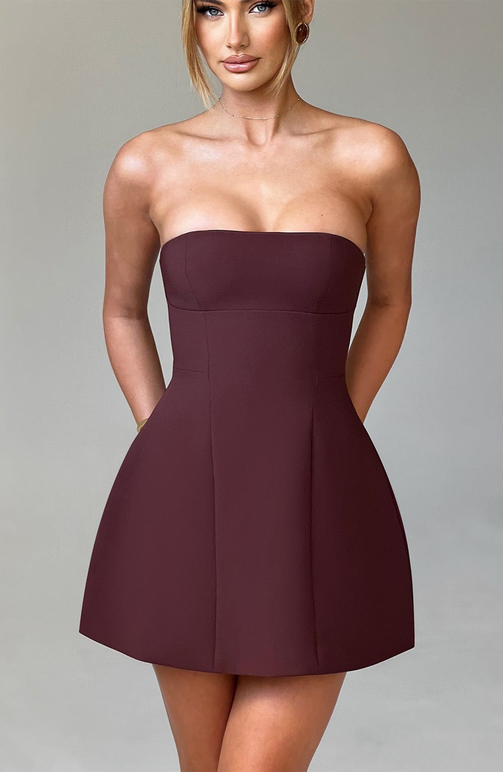 Vestido Mini Asha - Marrón