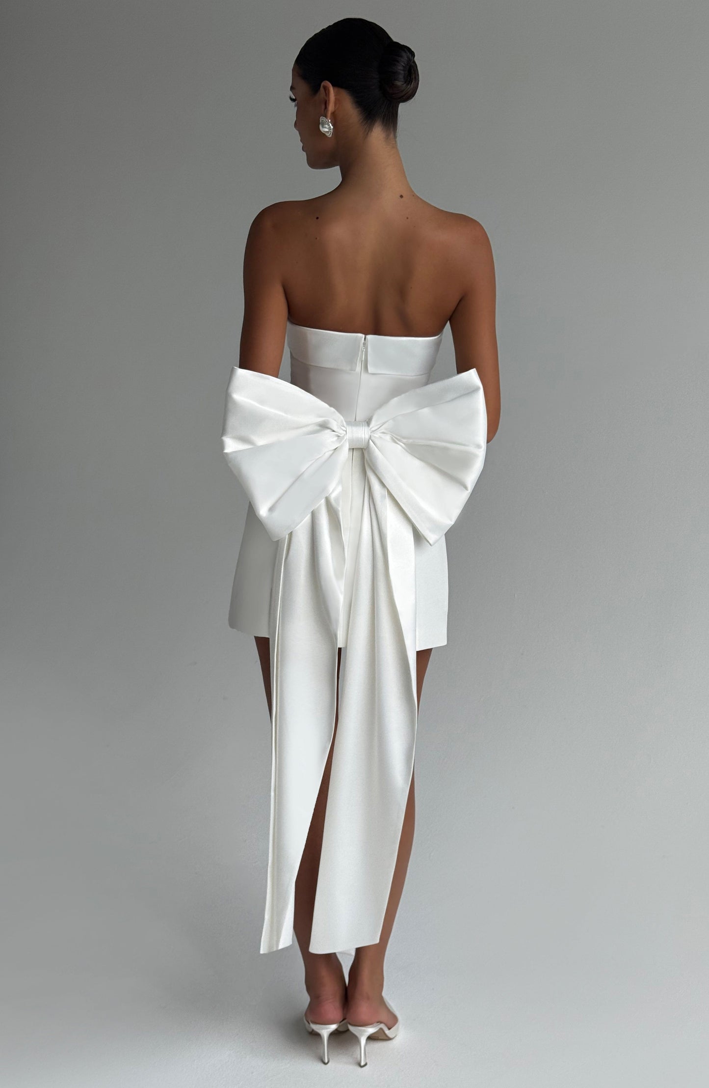 Vestido Mini Barbara - Marfil