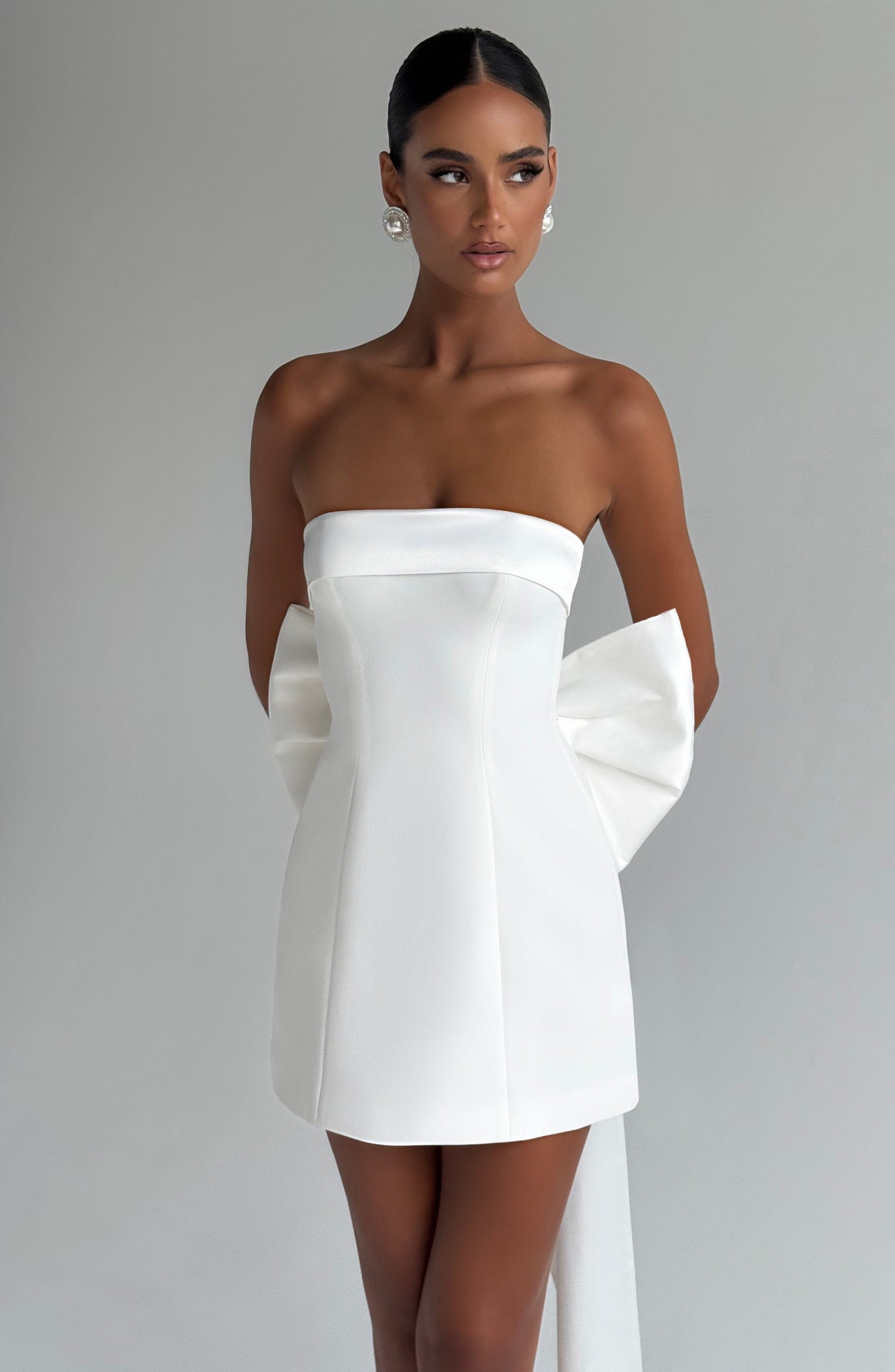 Vestido Mini Barbara - Marfil