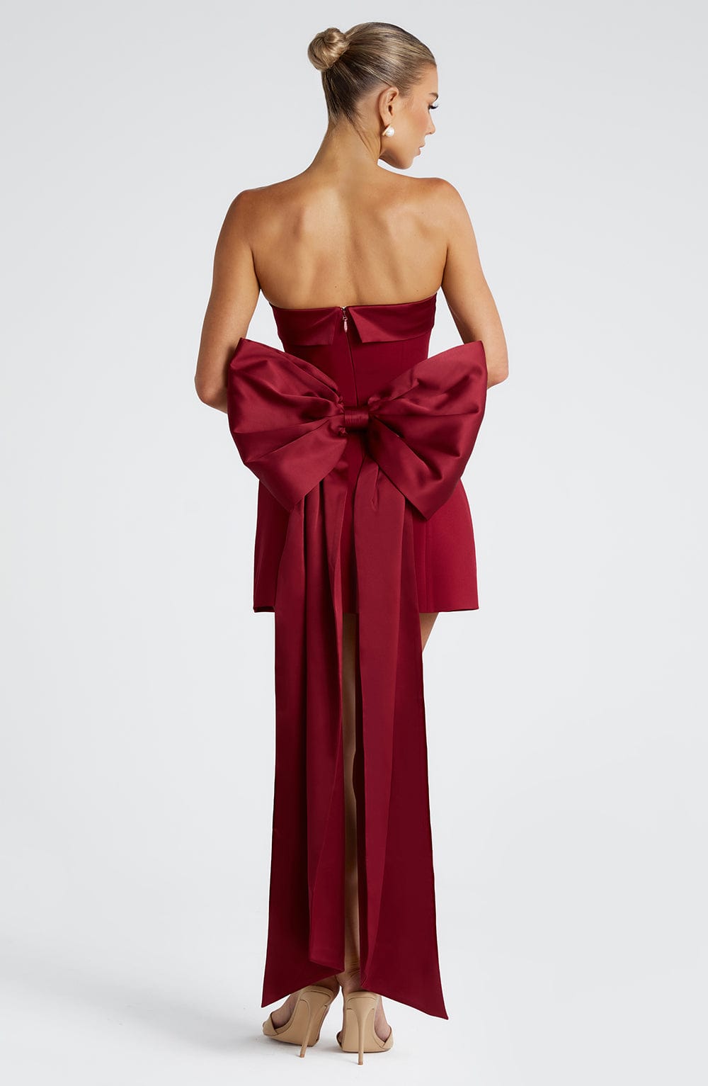 Vestido Mini Barbara - Vino