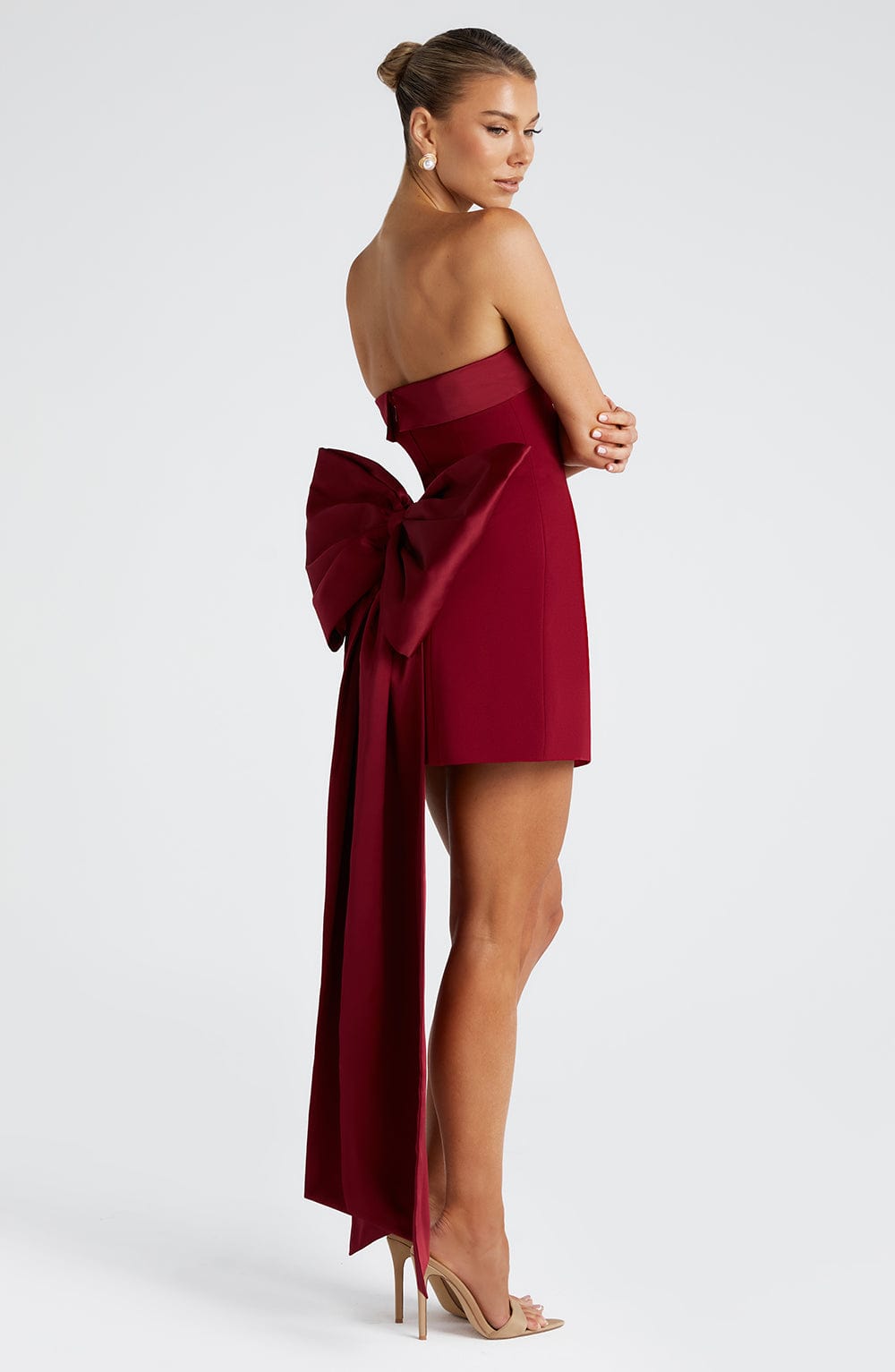 Vestido Mini Barbara - Vino