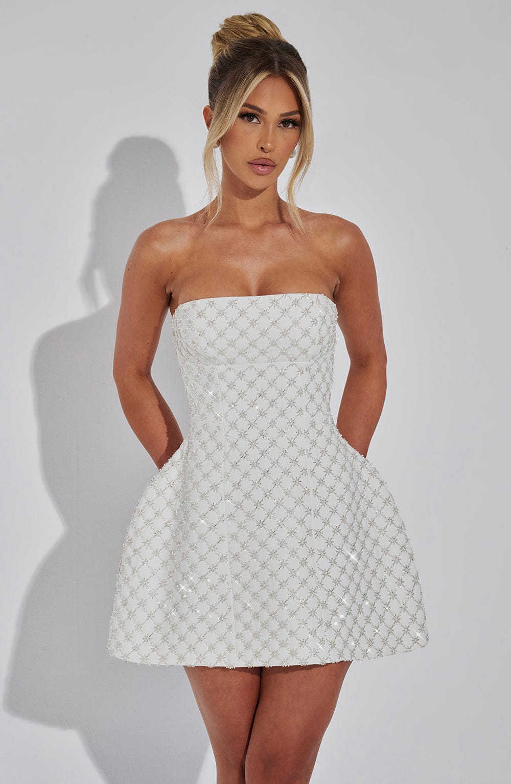 Vestido Mini Beatrice - Marfil
