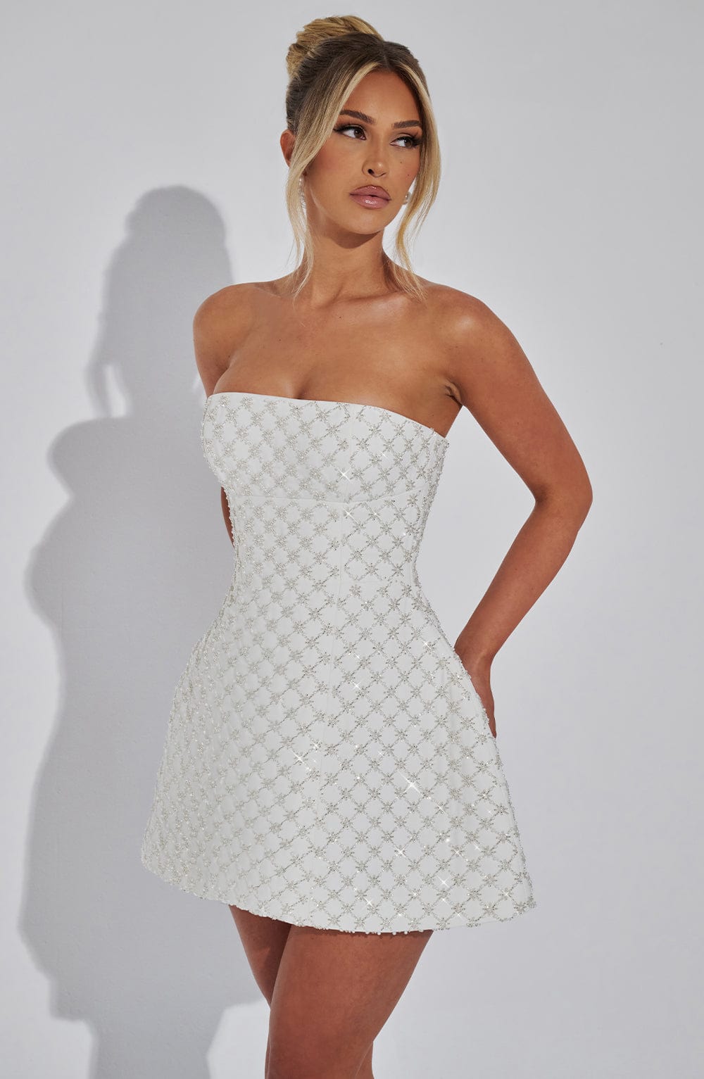 Vestido Mini Beatrice - Marfil
